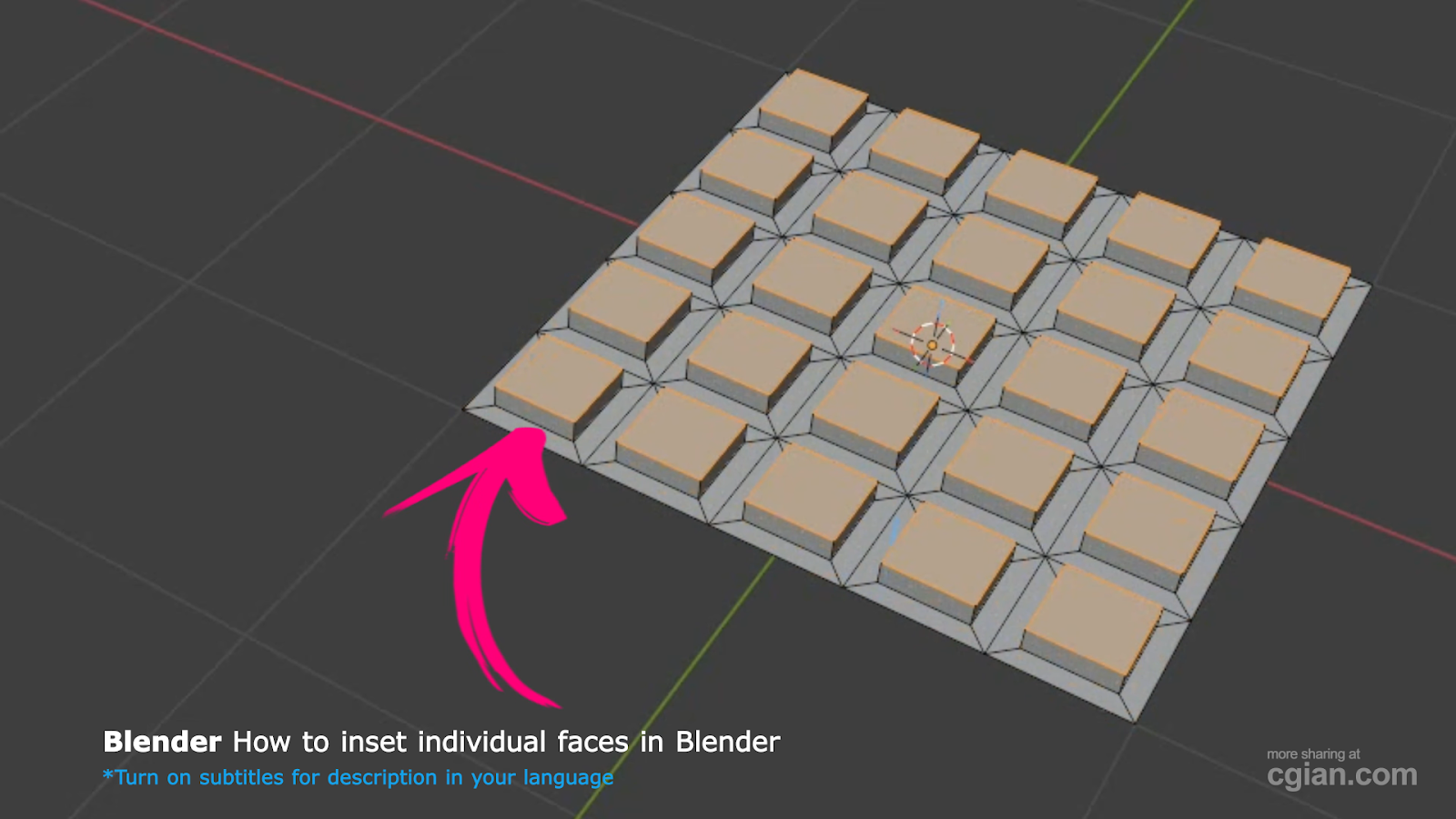 Blender Inset Multiple Faces Individually: The I + I Trick You Need 2 Blender Inset Multiple Faces Individually: The I + I Trick You Need