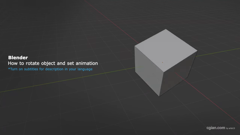 How to rotate object in Blender 6 How to rotate object in Blender with shortcut