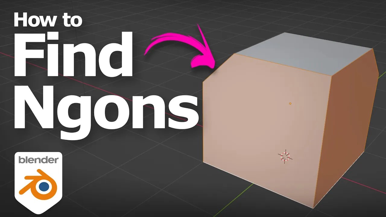 Blender Select Ngons: The Fastest Way to Identify Problematic Faces 2 Blender Select Ngons: The Fastest Way to Identify Problematic Faces