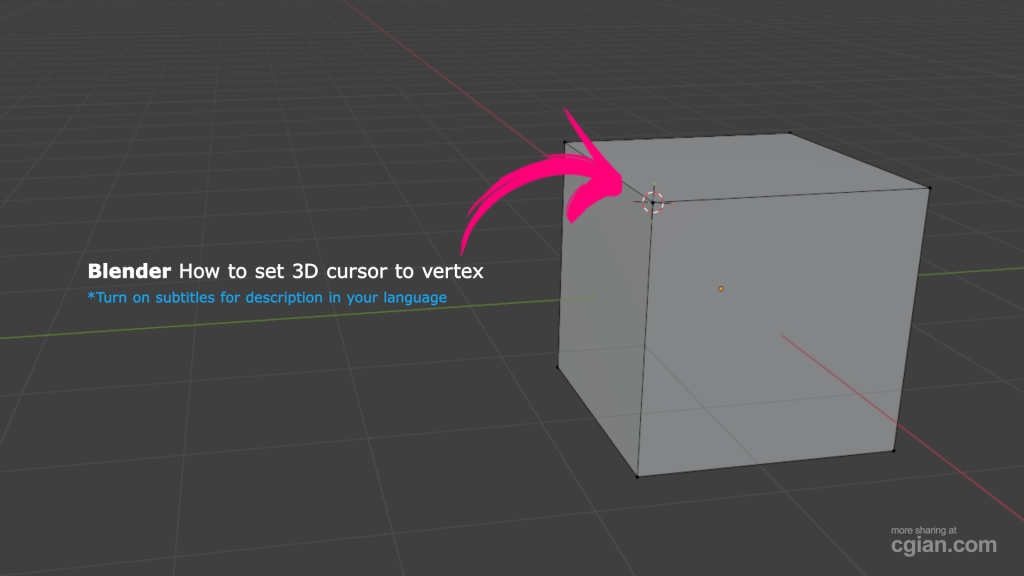 Blender Set 3D Cursor to Vertex The Essential Shortcut You Need to Know