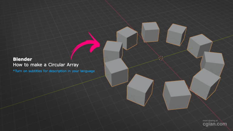 How to Duplicate Object Around a Circle in Blender (New Array Modifier) 2 How to Duplicate Object Around a Circle in Blender (New Array Modifier in Blender5)