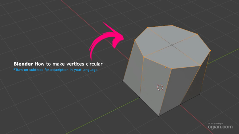 How to Make Vertices More Circular in Blender