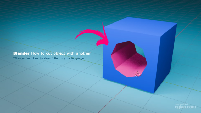 How to Use an Object to Cut Another in Blender