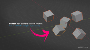 How to Make Random Rotation in Blender