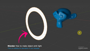 How to Make an Object Produce Light in Blender